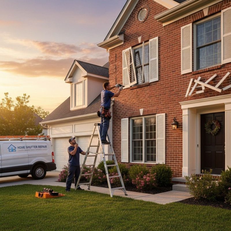 Shutter Reattachment in Kansas City, KS